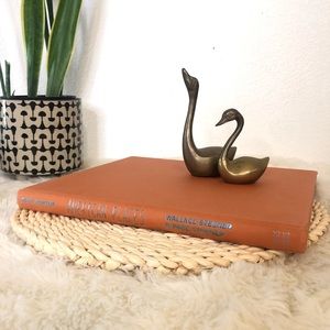 Orange Decorative Coffee Table Book